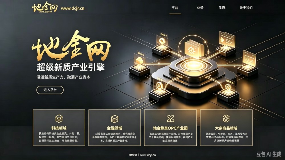 【地金网 · 超级新质产业引擎】平台概况与业务体系